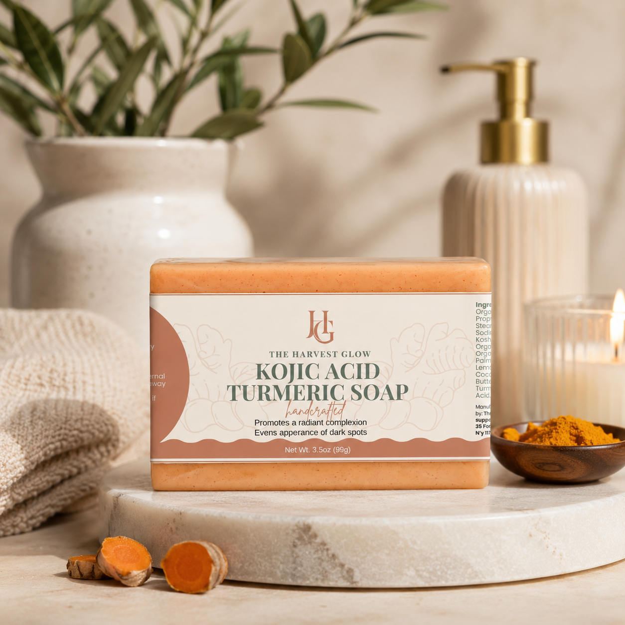 Kojic Acid & Turmeric Soap