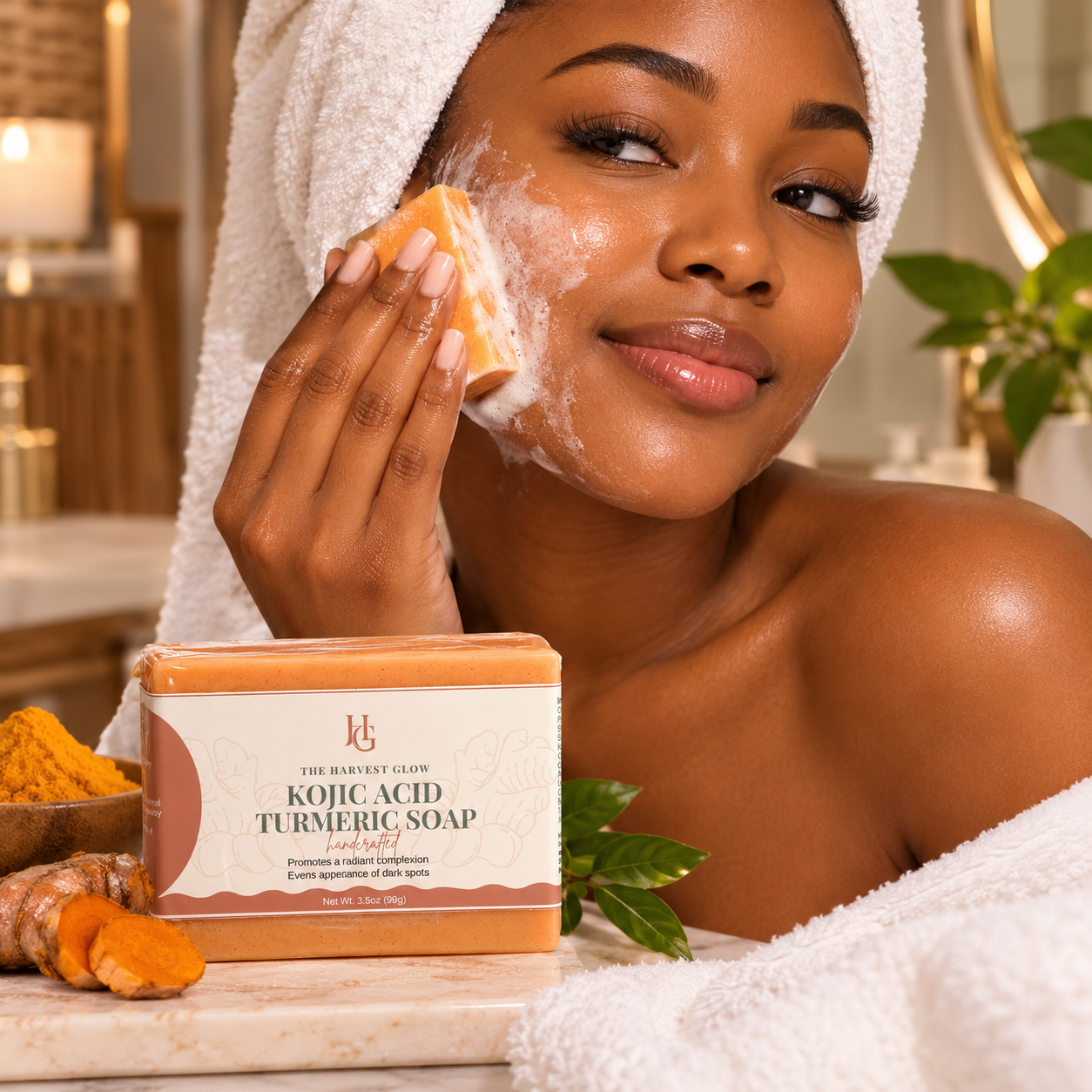 Kojic Acid & Turmeric Soap